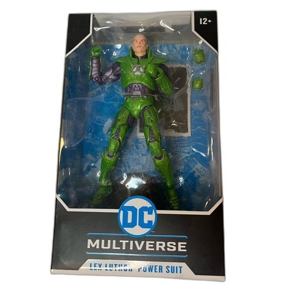 McFarlane DC Multiverse Villian Lex Luthor Green Power Suit 7" Action Figure NEW - Picture 9 of 9